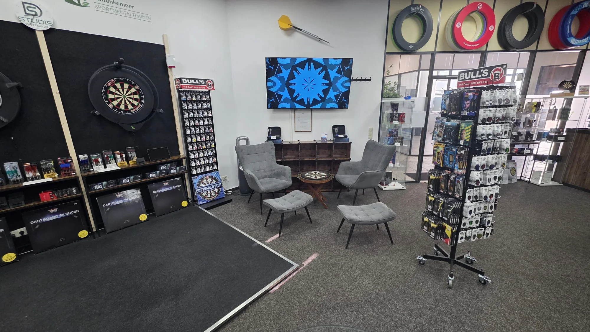 Eindruck aus Studi's Dartshop